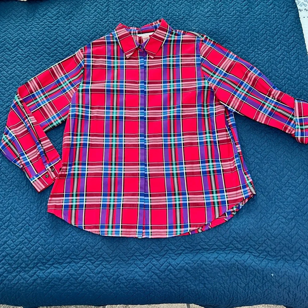 Allison Daley‎ Set of 3 Plaid Shirts Size 18